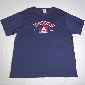 Walt Disney World Mickey‎ Mouse Since 1928 Cartoon Navy Graphic TShirt Size NWT